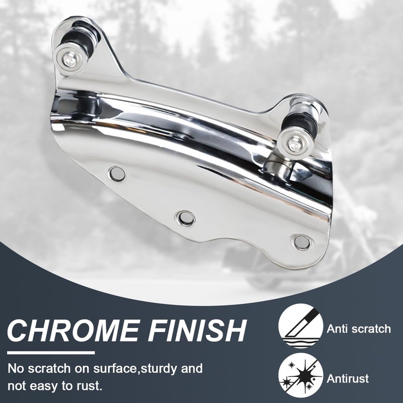 AUFER Chrome 4-Point Docking Hardware Kit Compatible with for Touring Road King Road Glide Street Glide Electra Glide 2009-2013 - Image 5